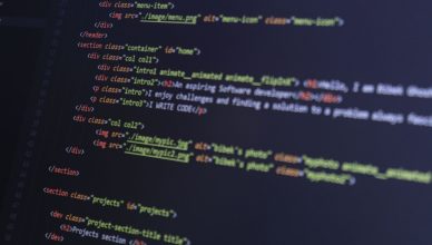 HTML and CSS code on a computer monitor, highlighting web development and programming. — How New Materials Are Driving Techno