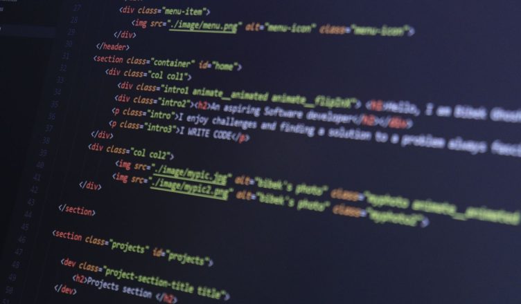 HTML and CSS code on a computer monitor, highlighting web development and programming. — How New Materials Are Driving Techno