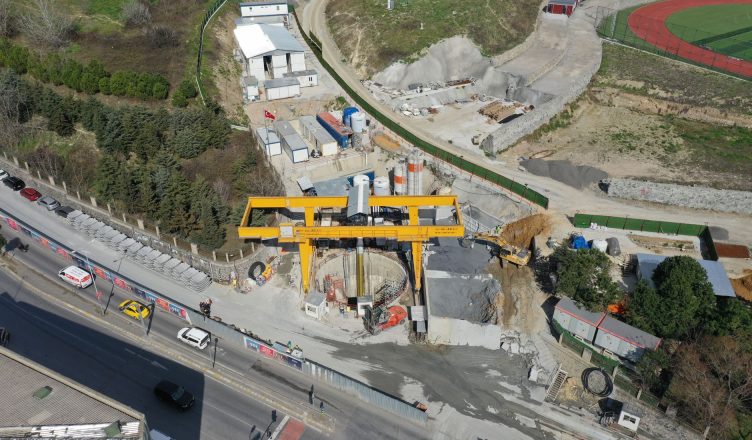 High angle aerial view of a construction site in Güngören, Istanbul, Turkey. — Where to Sell Selfies Online: Unlocking Profit